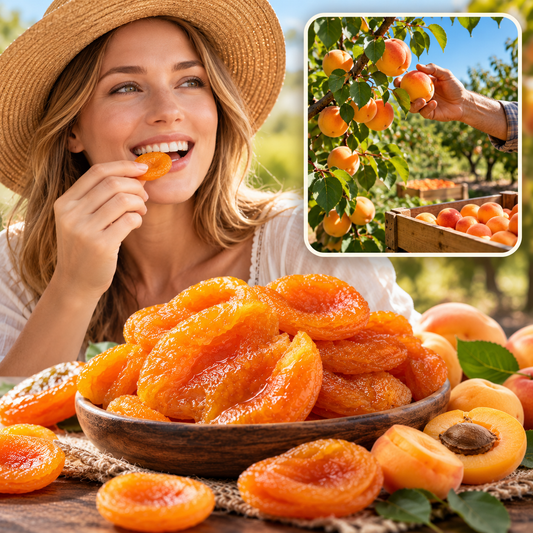 Sun-Kissed California Dried Apricots: 100% Organic & No Added Sugar